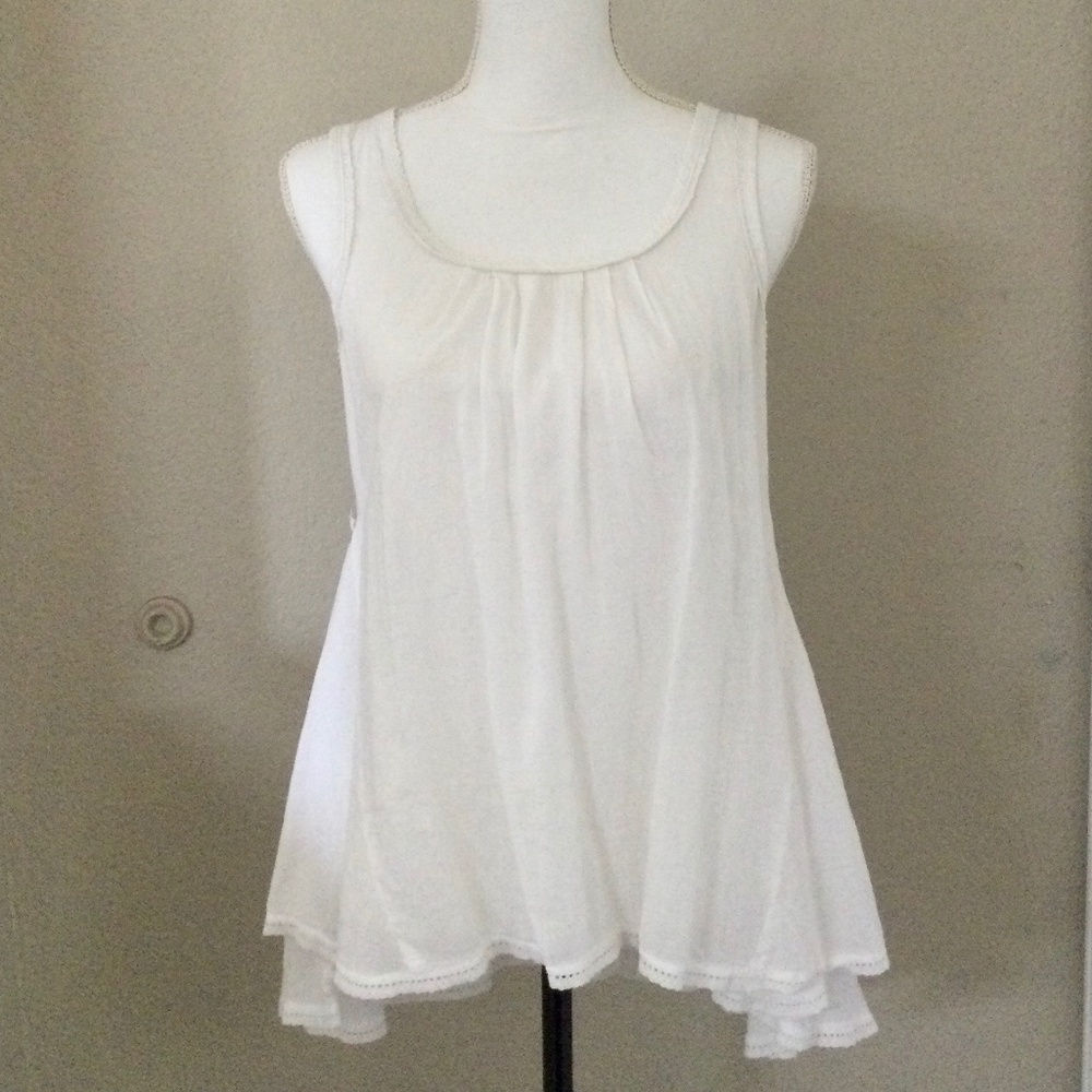 Anthropologie Odille Tank, White